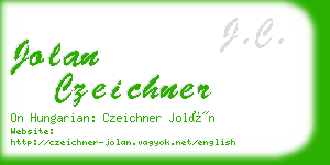 jolan czeichner business card